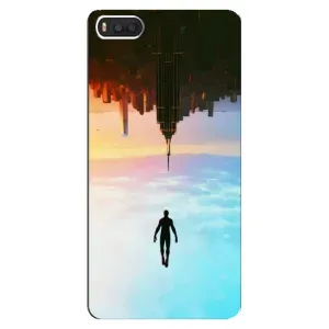 Чохол з людиною павуком для Xiaomi Mi8 - (AlphaPrint) (Людина павук)