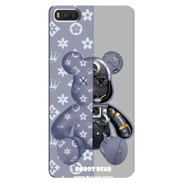 Чехол с принтом «Робот Мишка» для Xiaomi Mi8