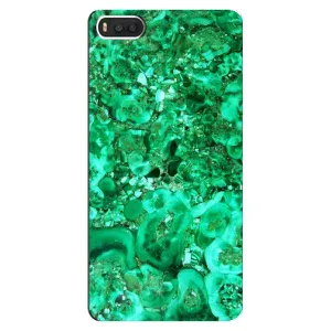 Мраморный чехол на Xiaomi Mi8 (VPrint) (Салатный Мрамор)