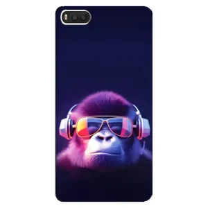 Чохол з Мавпами Xiaomi Mi8 - (AlphaPrint) (Стильна мавпа)