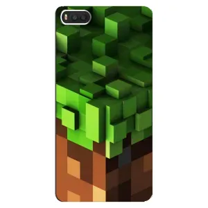 Чехол Майнкрафт на Xiaomi Mi8 (AlphaPrint) Minecraft (текстура Майнкрафт)