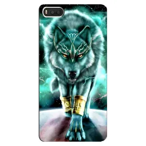Защитные чехлы для Ксяоми Ми 8 (AlphaPrint) (ХИТ продаж) ВОЛК