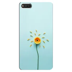 Чохли з квітами для Xiaomi Mi8 (VPrint) (Жовта квітка)
