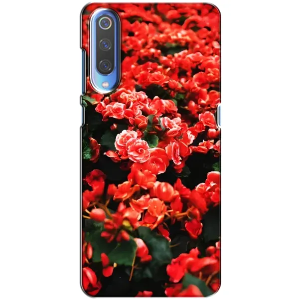 Чехол с принтом «Цветы красные» для Xiaomi Mi 9