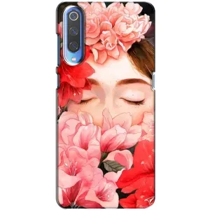 Чехлы (ART) Цветы на Xiaomi Mi 9 (VPrint) (Очі в квітах)