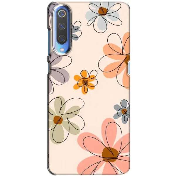 Чохол з принтом «Кольорові квіти» для Xiaomi Mi 9 Чохол з принтом «Кольорові квіти» для Xiaomi Mi 9