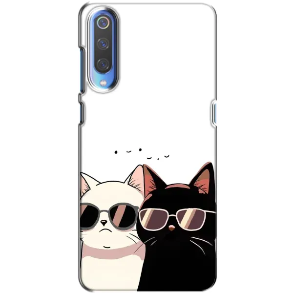 Чохол з принтом «Коти в окулярах» для Xiaomi Mi 9