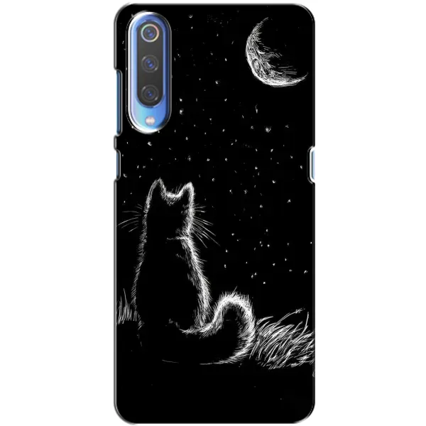 Чохол з принтом «Котик і місяць» для Xiaomi Mi 9