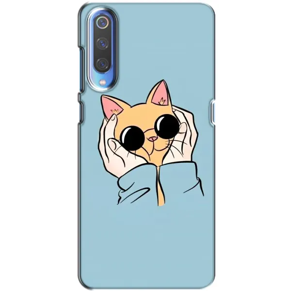 Чехол с принтом «Котик в очках» для Xiaomi Mi 9
