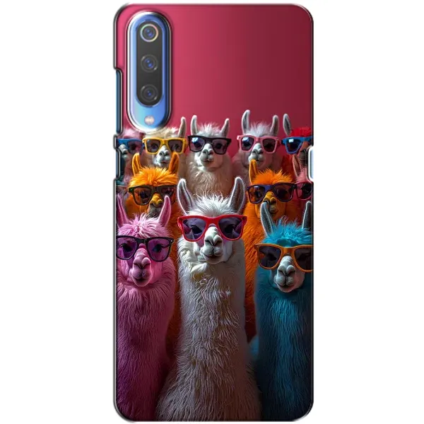 Чехол с принтом «Ламы в очках» для Xiaomi Mi 9 Чехол с принтом «Ламы в очках» для Xiaomi Mi 9