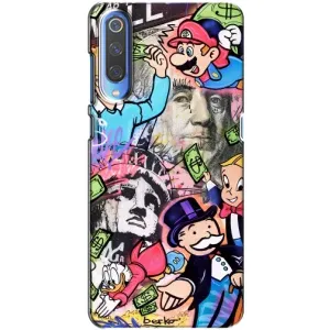 Чехлы с крутыми принтами для Xiaomi Mi 9 - (PREMIUMPrint) (Monopoly man)