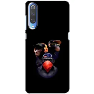 Чехол с Обезьянами Xiaomi Mi 9 - (AlphaPrint) (Три обезьяны)