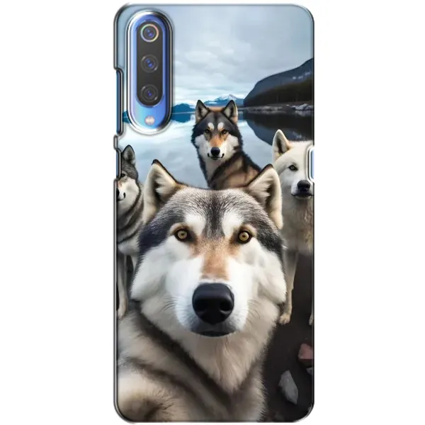 Чохол з принтом «Селфі Хаскі» для Xiaomi Mi 9