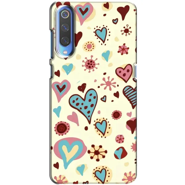 Чехол с принтом «Сердечки» для Xiaomi Mi 9