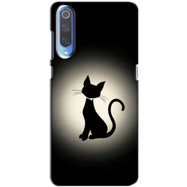 Чохол з принтом «Силует котика» для Xiaomi Mi 9