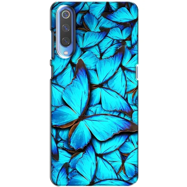 Чохол з принтом «Сині метелики» для Xiaomi Mi 9