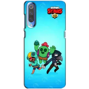 Чехлы Brawl Stars для Xiaomi Mi 9 (AlphaPrint) (Трио героев)