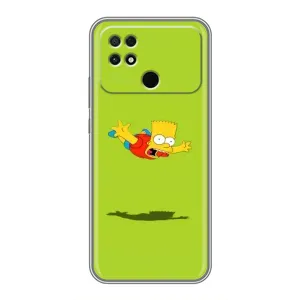 Чехол с Симпсонами для Xiaomi POCO C40 (VPrint) (Барт Симпсон)