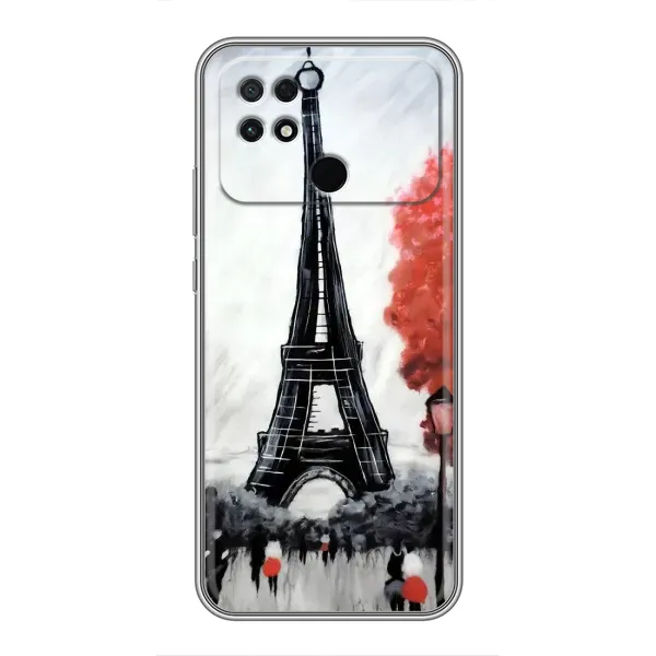 Чехол с принтом «Башня в Париже» для Xiaomi POCO C40 Чехол с принтом «Башня в Париже» для Xiaomi POCO C40