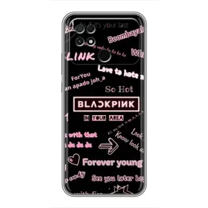 Чехол с музыкальной группой для Xiaomi POCO C40 (BLACKPINK)