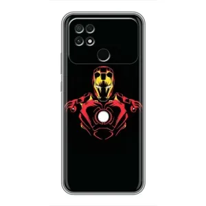 Чехлы с героями Марвел Xiaomi POCO C40 (VPrint) (Человек железный)