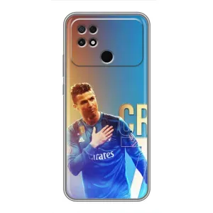 Чехол Криштиану Роналду для Xiaomi POCO C40 (AlphaPrint) (CR7 Real)