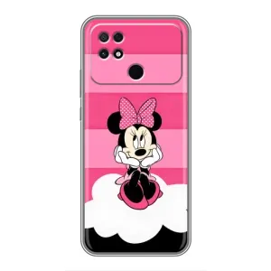Эксклюзивный чехол для Xiaomi POCO C40 (AlphaPrint - Мультяшные) (Девочка Maus)