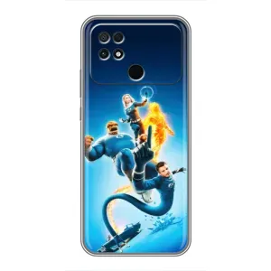 Чохол з принтом Фантастична четвірка для Xiaomi POCO C40 (Герої Фантастична Четвірка)