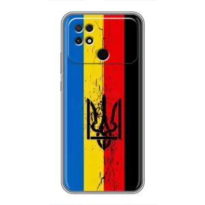 Украинские Чехлы для Xiaomi POCO C40 с картинкой УПА (AlphaPrint) (Флаг УПА)