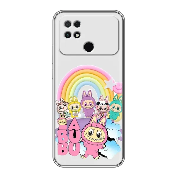 Чохол з принтом «Фон Лабубу» для Xiaomi POCO C40