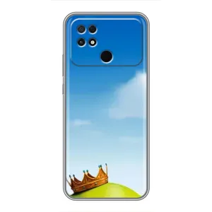 Чехол с мультфильмом Шрек на Xiaomi POCO C40 (Голова Шрека)