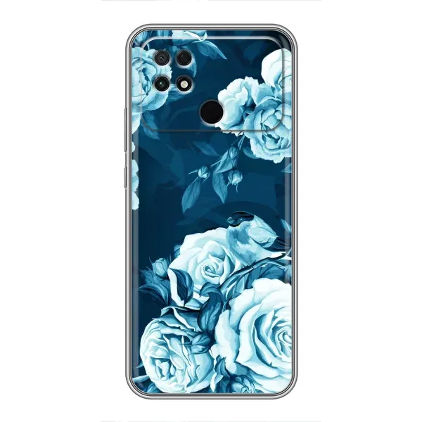 Чехол с принтом «Голубые Бутоны» для Xiaomi POCO C40