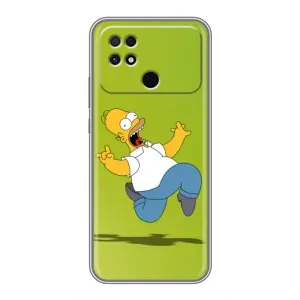 Чехол с Симпсонами для Xiaomi POCO C40 (VPrint) (Гомер Симпсон)