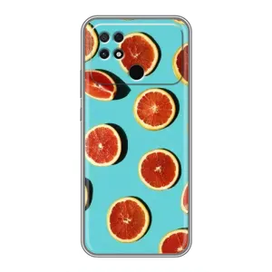 Чехлы с Фруктами для Xiaomi POCO C40 (VPrint) (Грейпфрут)