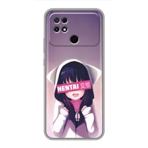 Чехлы Персонажи Аниме Наруто для Xiaomi POCO C40 (AlphaPrint) (Hentai chan)