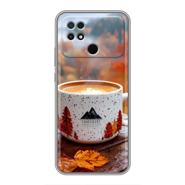 Чохол з принтом «Кава на природі» для Xiaomi POCO C40