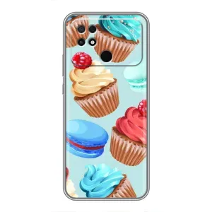 Чехлы с Фруктами для Xiaomi POCO C40 (VPrint) (Кексики)