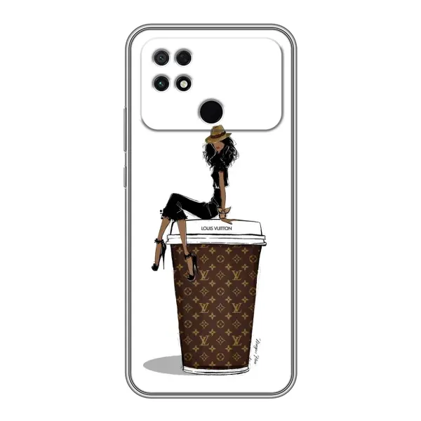 Чехол с принтом «кофе LOUIS VUITTON» для Xiaomi POCO C40 Чехол с принтом «кофе LOUIS VUITTON» для Xiaomi POCO C40