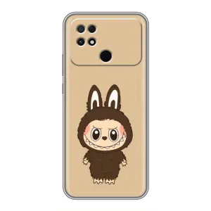 Чохол з Лабубу на Xiaomi POCO C40 (Bored Ape в червоному)