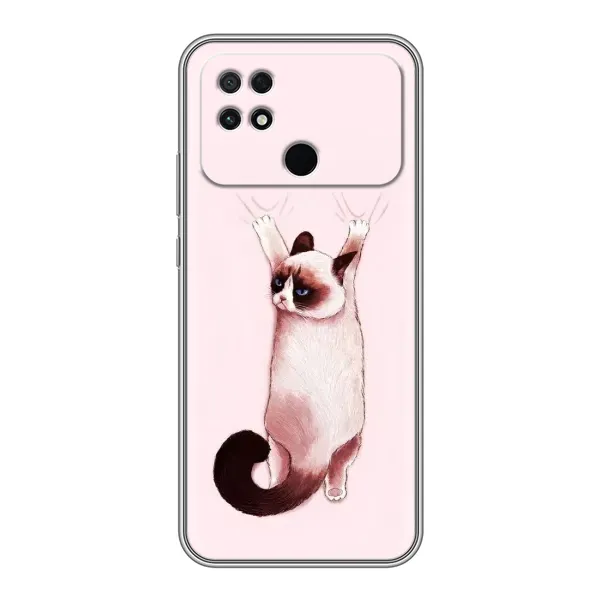 Чехол с принтом «Котик падает» для Xiaomi POCO C40
