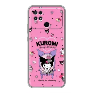 Чехлы с топовыми принтами для Поко С40 (KUROMI)