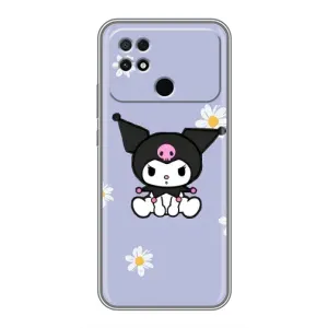 Чохол з кроликом Куромі на Xiaomi POCO C40 (Куромі в квітах)