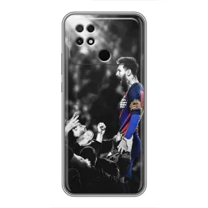 Чехлы Месси для Xiaomi POCO C40 (AlphaPrint) (Lionel Messi)
