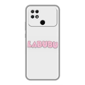 Чохол з Лабубу на Xiaomi POCO C40 (Лого Лабубу)