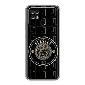 Чехлы VERSACE для Поко С40 (PREMIUMPrint) (Лого Версаче)