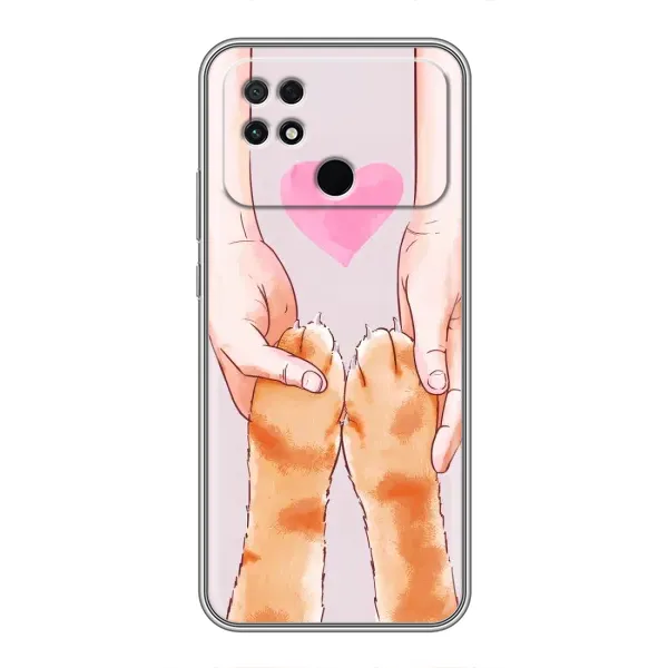 Чехол с принтом «Любовь к котикам» для Xiaomi POCO C40
