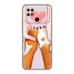 Чехлы с собаками для Xiaomi POCO C40 (VPrint) (Любовь к собакам)