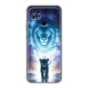 Чехол со Львом для Xiaomi POCO C40 (VPrint) (Маленький лев)