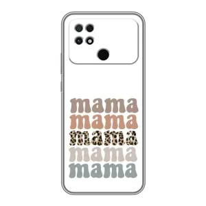 Чохли для мами на Xiaomi POCO C40 (Текстовий колаж мама)