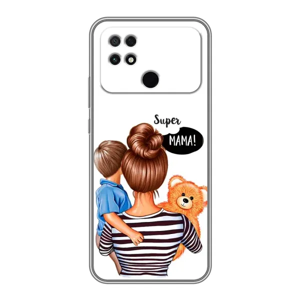 Чехол с принтом «Мама с сыном» для Xiaomi POCO C40